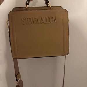 Steve Madden Tan Crossbody Bag Sleek Design Versatile